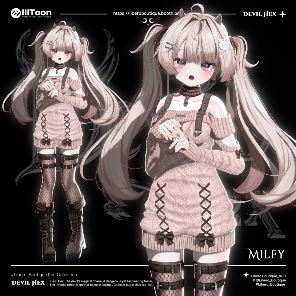【13アバター対応】😈Devil Hex🖤 #Libero_Boutique