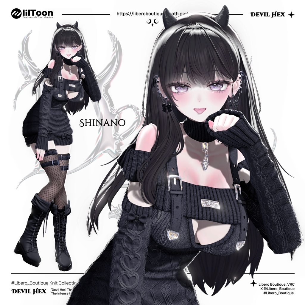 【13アバター対応】😈Devil Hex🖤 #Libero_Boutique