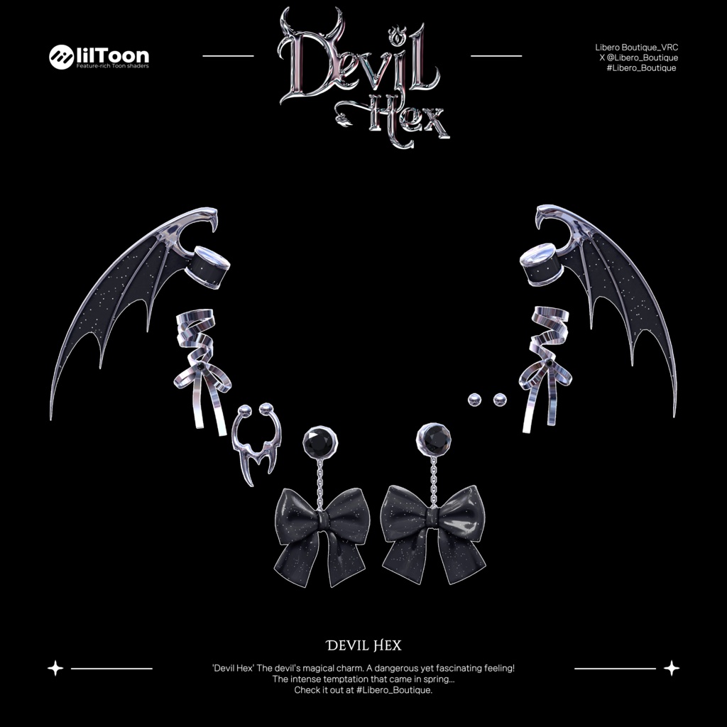 【13アバター対応】😈Devil Hex🖤 #Libero_Boutique