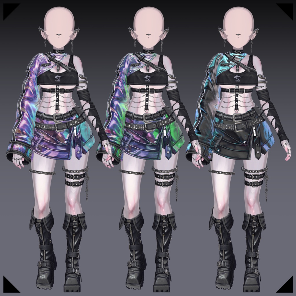 【16アバター対応】🐍 Viper - cyber venom 🖤 #Libero_Boutique