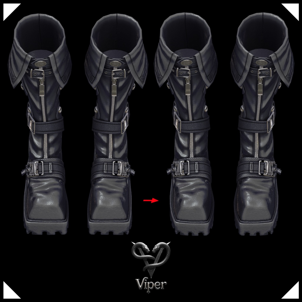 【16アバター対応】🐍 Viper - cyber venom 🖤 #Libero_Boutique