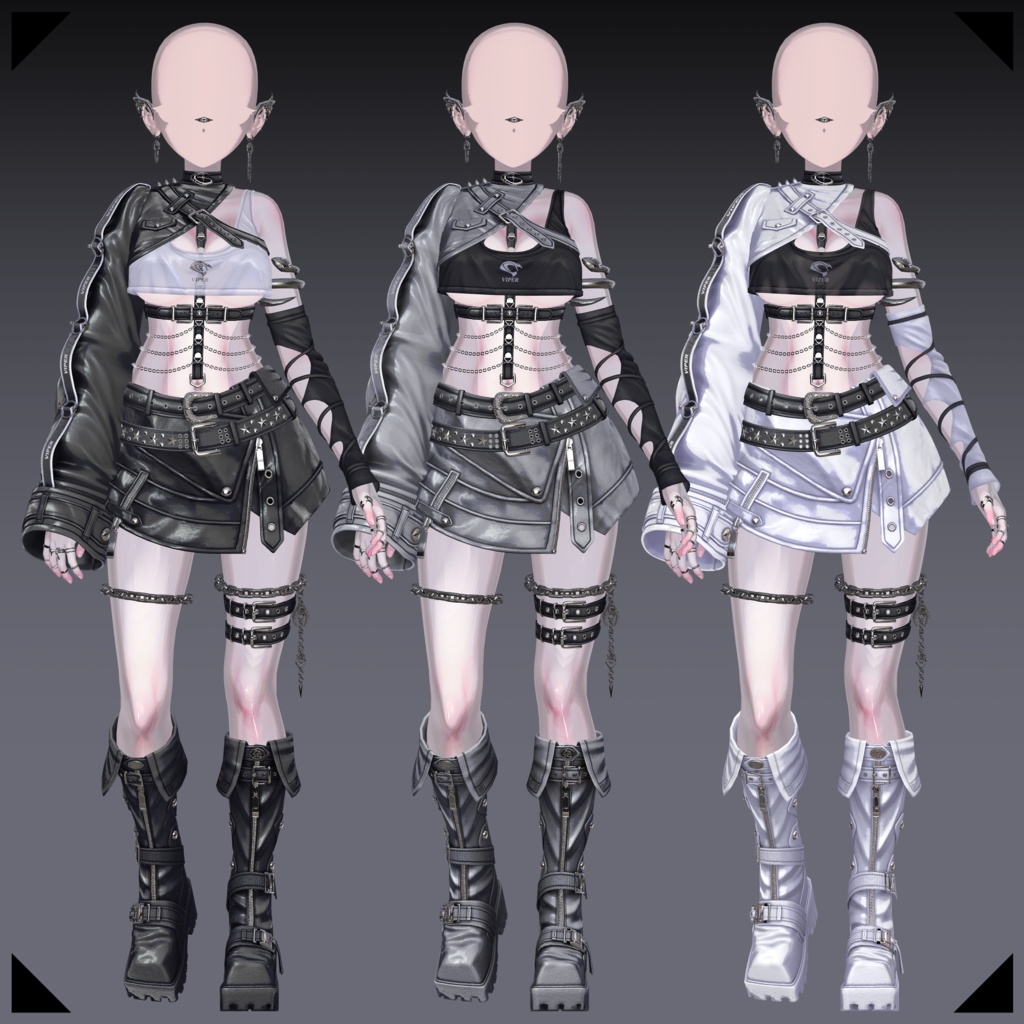 【16アバター対応】🐍 Viper - cyber venom 🖤 #Libero_Boutique