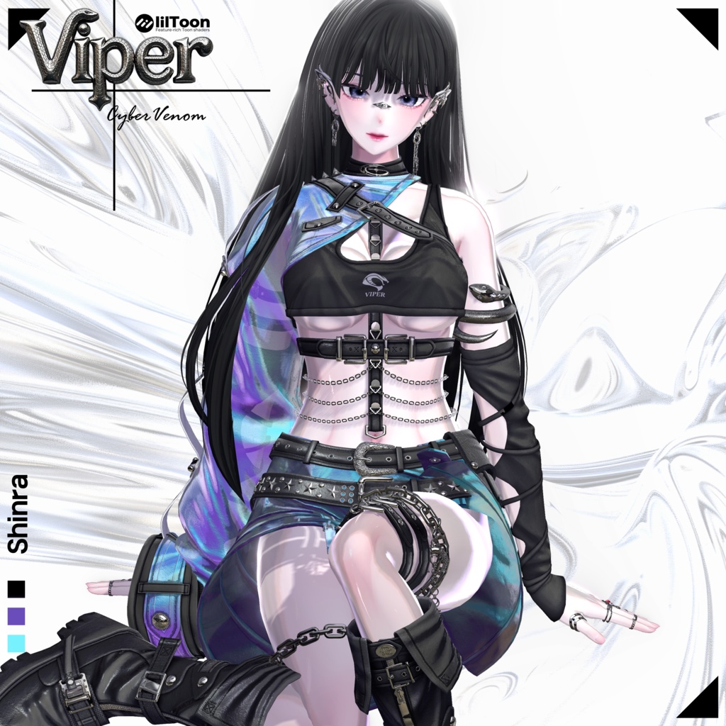 【16アバター対応】🐍 Viper - cyber venom 🖤 #Libero_Boutique