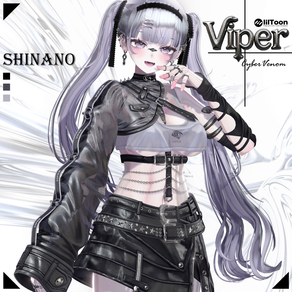 【16アバター対応】🐍 Viper - cyber venom 🖤 #Libero_Boutique