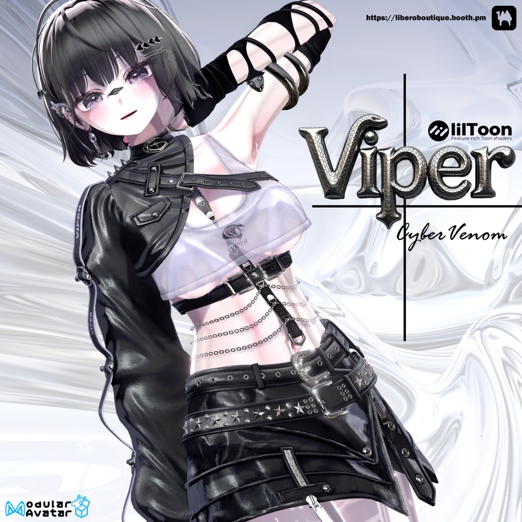 【16アバター対応】🐍 Viper - cyber venom 🖤 #Libero_Boutique