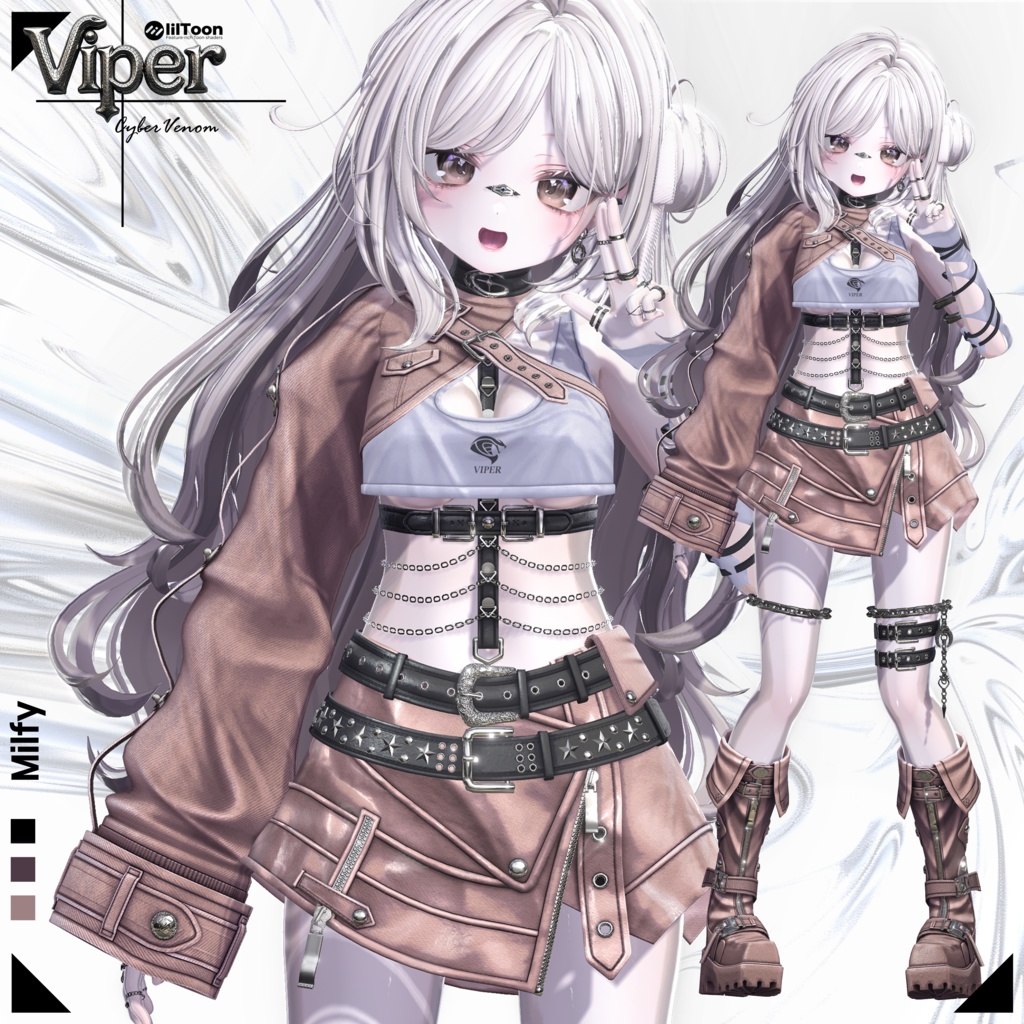 【16アバター対応】🐍 Viper - cyber venom 🖤 #Libero_Boutique