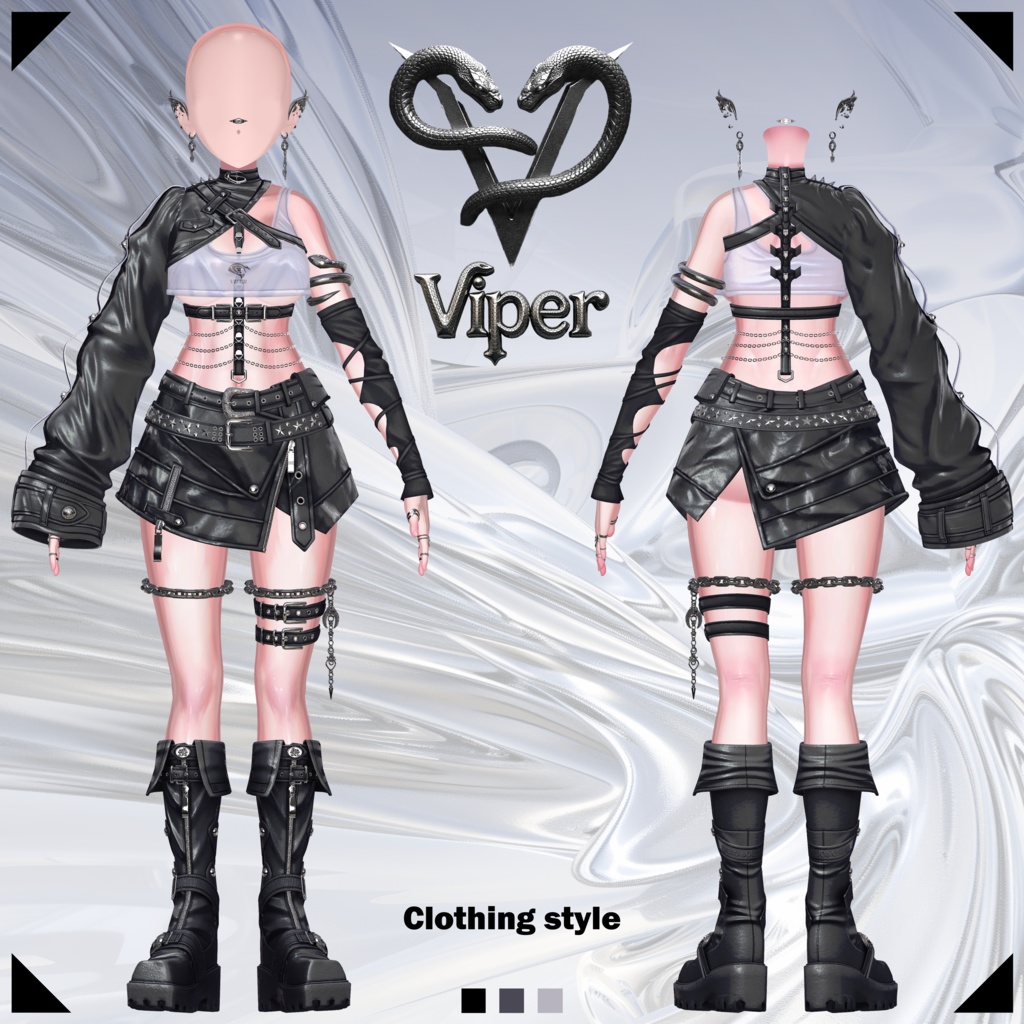 【16アバター対応】🐍 Viper - cyber venom 🖤 #Libero_Boutique
