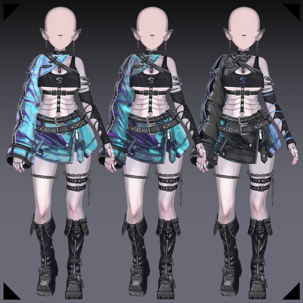 【16アバター対応】🐍 Viper - cyber venom 🖤 #Libero_Boutique