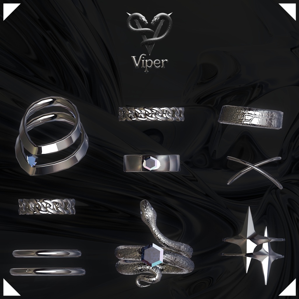 【16アバター対応】🐍 Viper - cyber venom 🖤 #Libero_Boutique