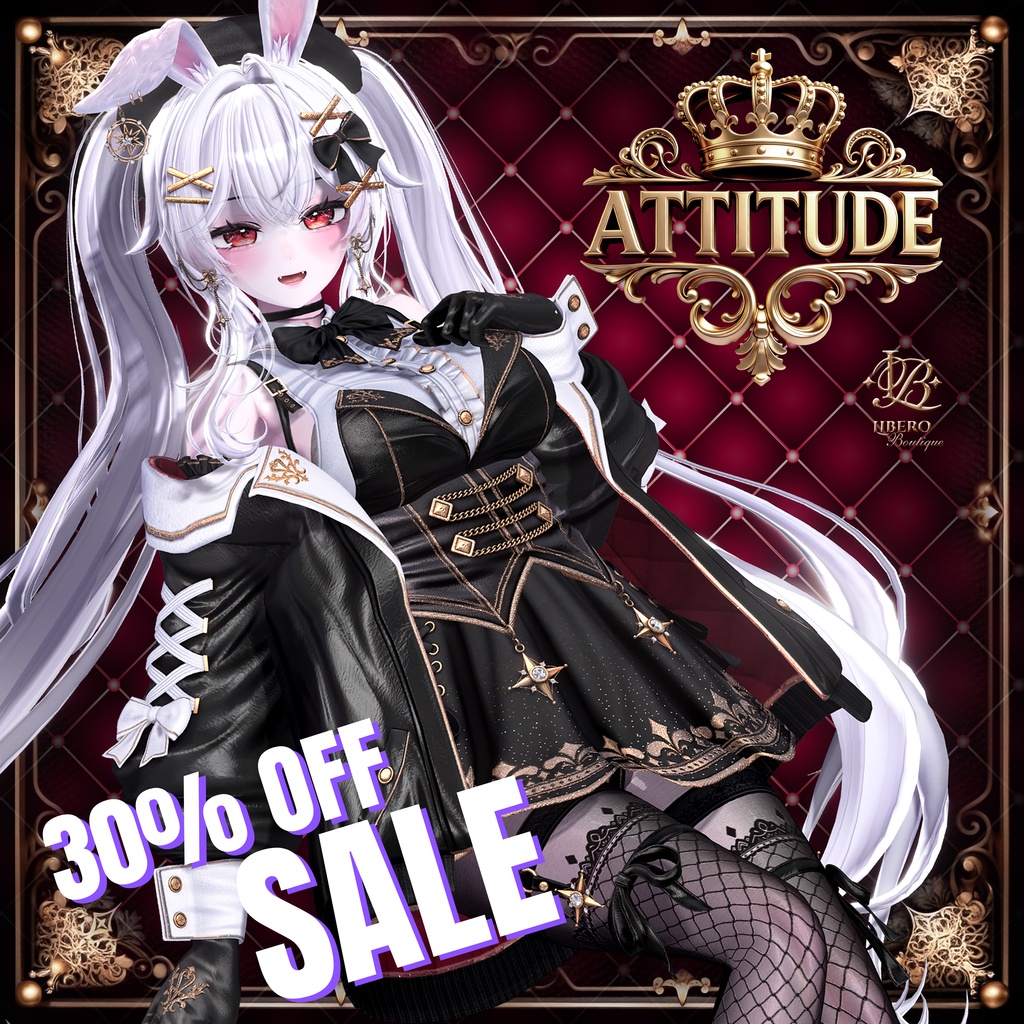 👑 【22アバター対応】👑『ATTITUDE : The Royal Bunny』🐰#Libero_Boutique