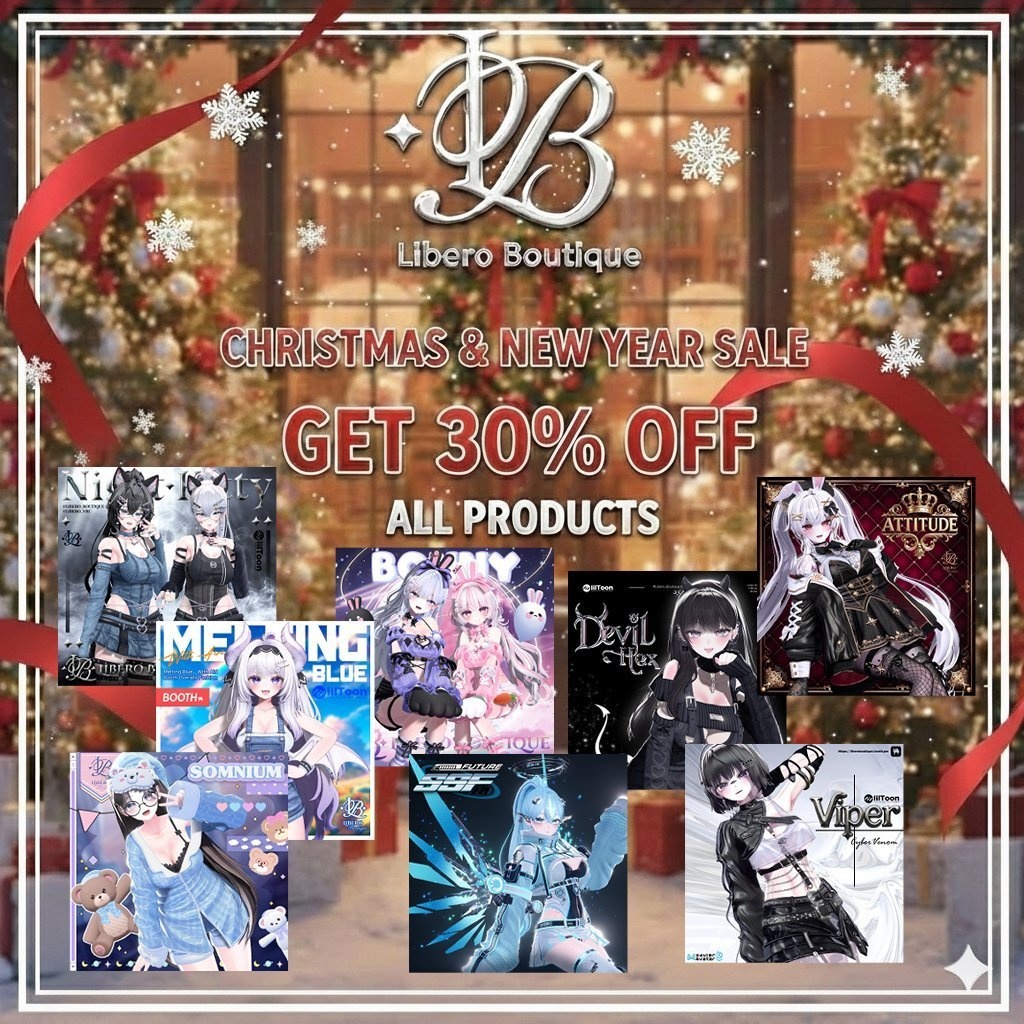 【告知】🎄✨CHRISTMAS & NEW YEAR SALE !✨🎁