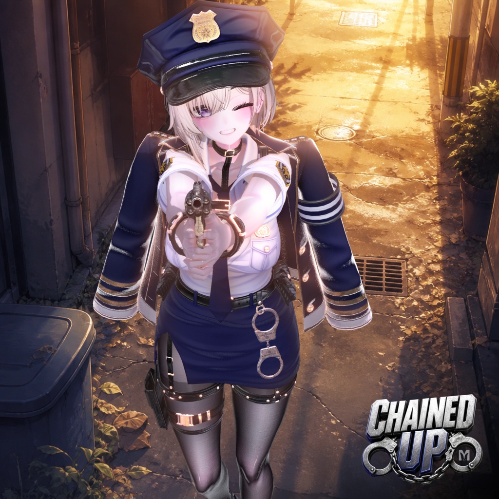 【24アバター対応】⛓️🚨『Chained UP : FREEZE !』 👮♀ #Libero_Boutique