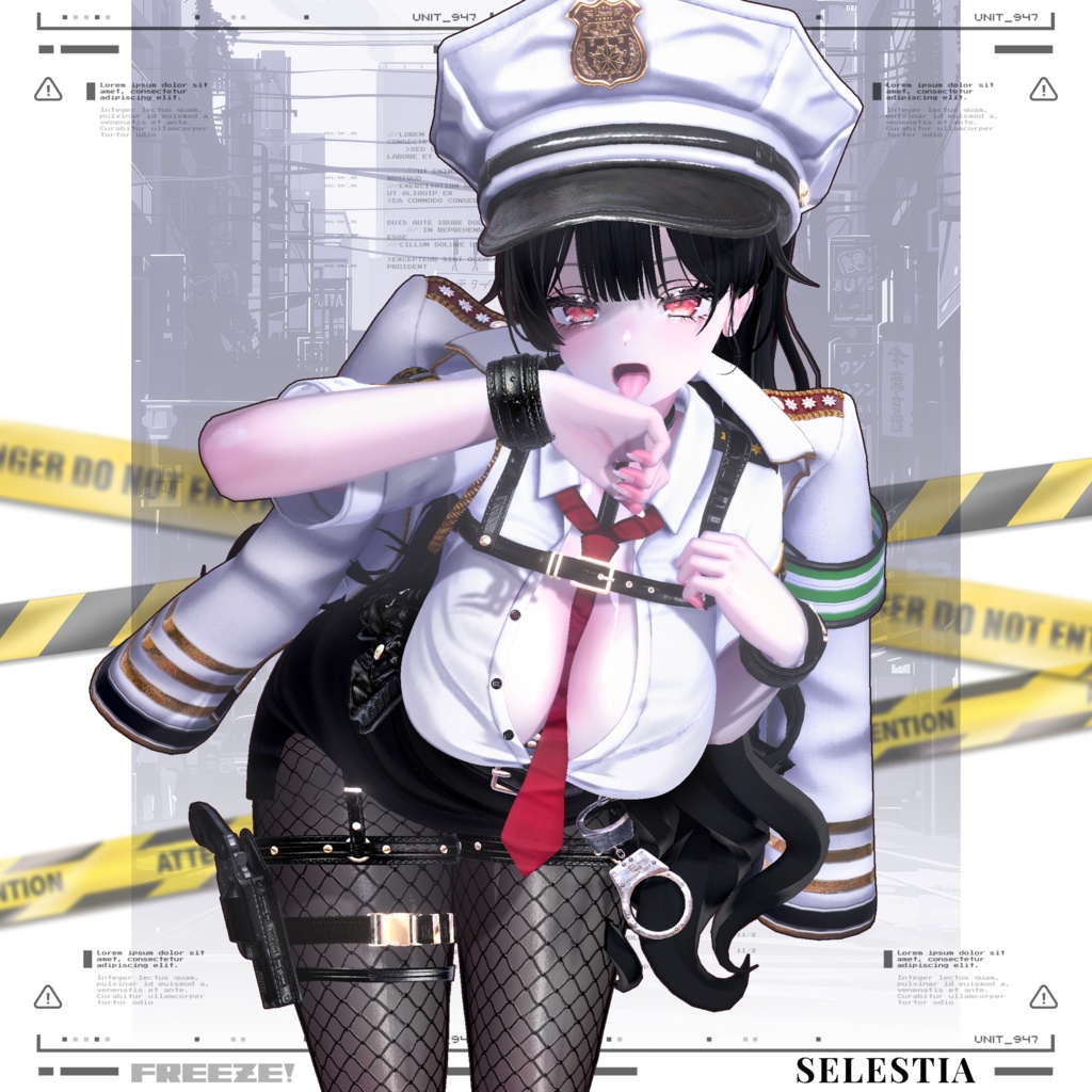 【24アバター対応】⛓️🚨『Chained UP : FREEZE !』 👮♀ #Libero_Boutique