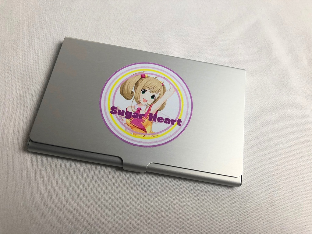 【しゅがーはぁと】アルミ名刺ケース