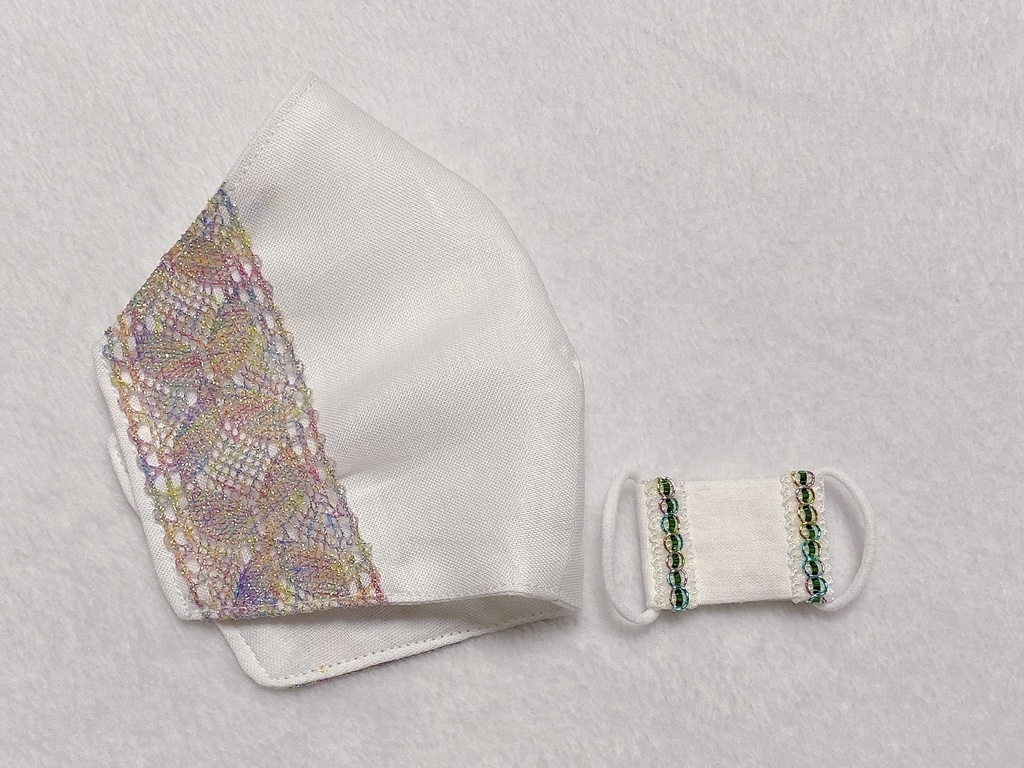 ぬいちゃんとお揃い風マスクカバー