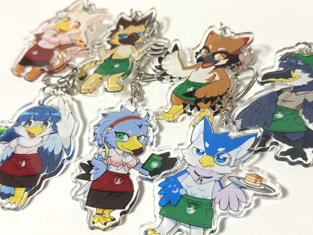 トリチャンズカフェ アクリルキーホルダー