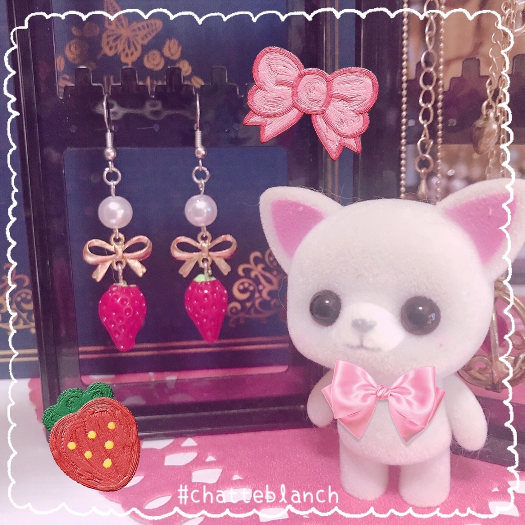 🎀姫苺ピアスA🎀