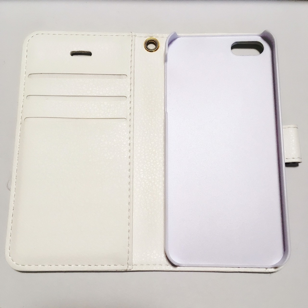 【受注生産】おくうちゃん 手帳型スマホケース(総柄)