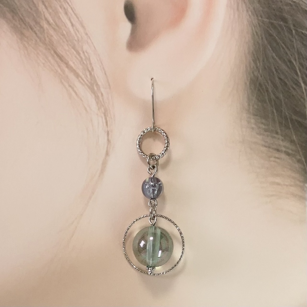 イヤリング/ピアス【わかさぎ姫】
