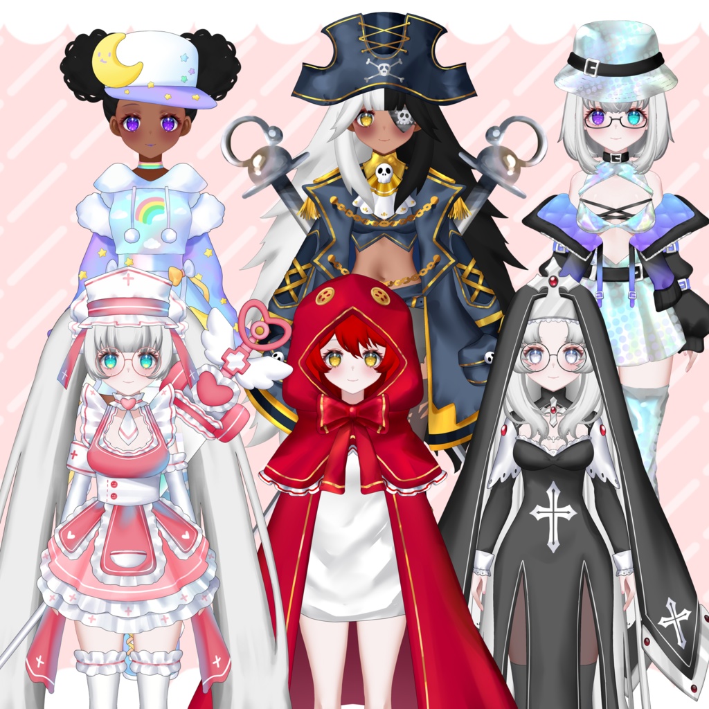 Theodora Customizable VTuber Model