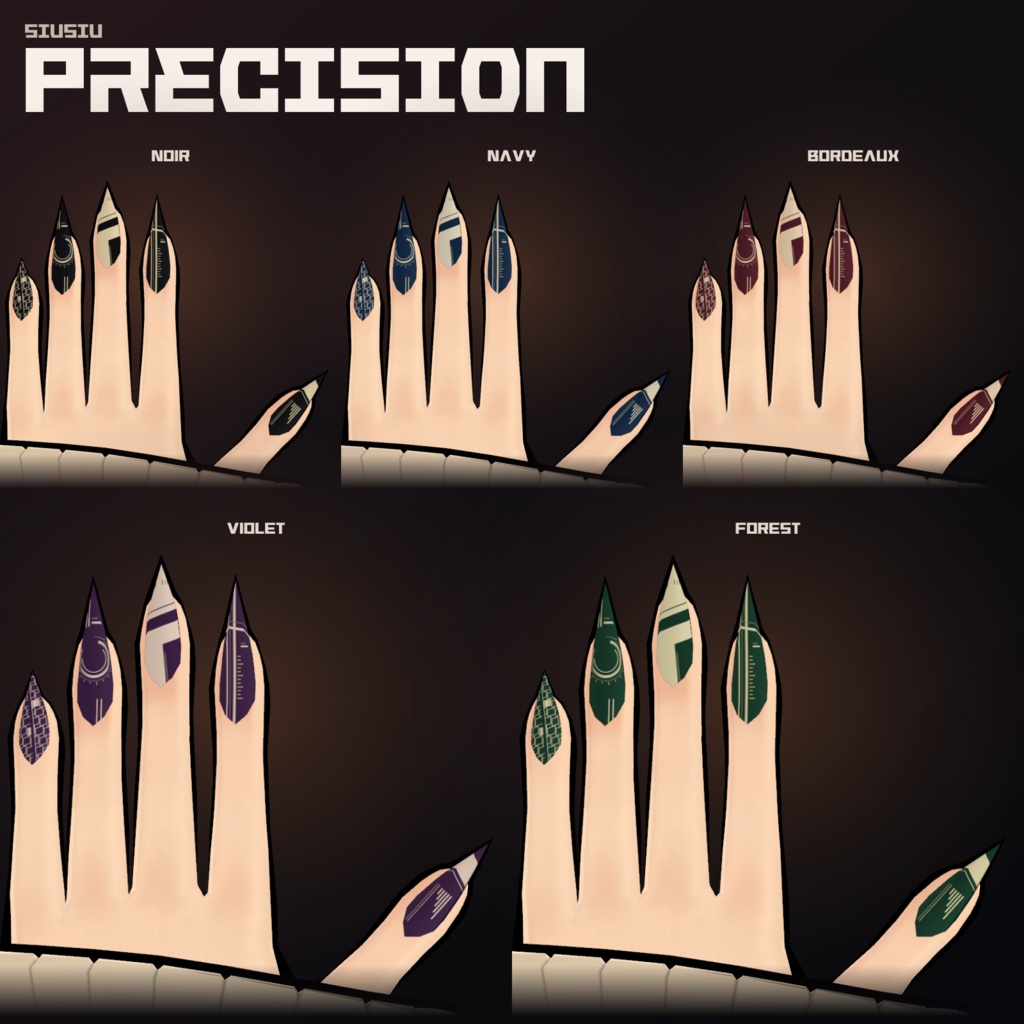 【ネイルテクスチャ】SiuSiu_Nail_Collection