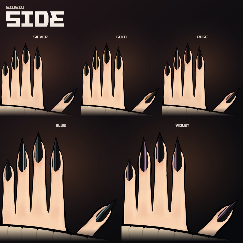 【ネイルテクスチャ】SiuSiu_Nail_Collection