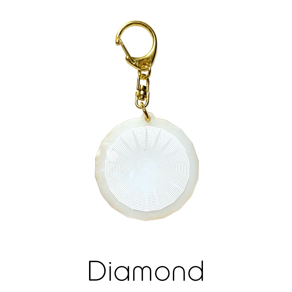 誕生石アクリルキーホルダー 4月