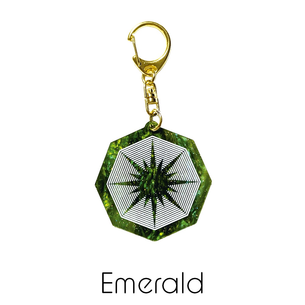 誕生石アクリルキーホルダー 5月