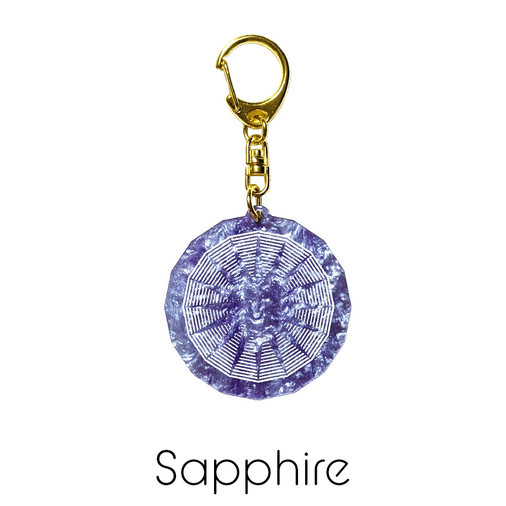 誕生石アクリルキーホルダー 9月