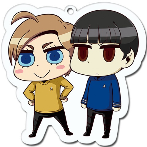 STAR TREK  Kirk & Spock キーホルダー（AOSver.）