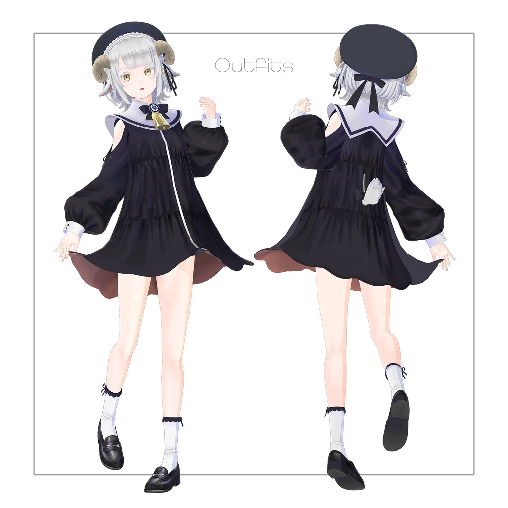 【オリジナル3Dモデル】 ネーヴェ -Neve- 【PB対応】