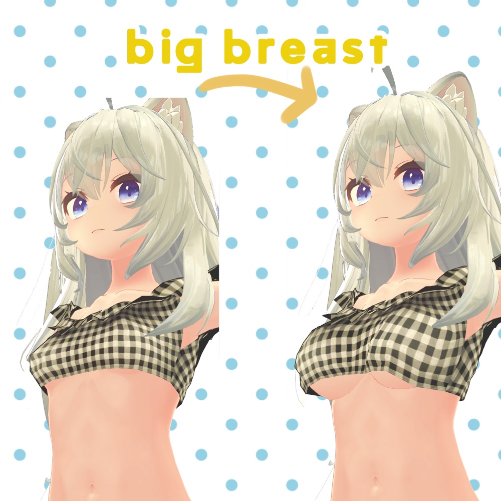 【VRchat向け】しゅがー水着 -Summer Sugar Swimsuit-【狐雪向け衣装】