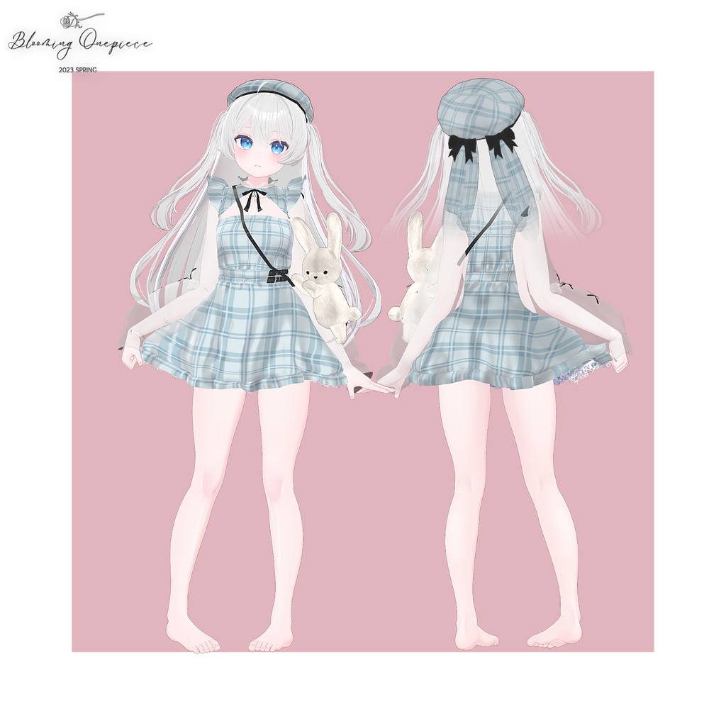 【8アバター対応】Blooming Onepiece【VRChat】