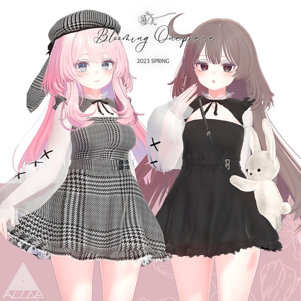 【8アバター対応】Blooming Onepiece【VRChat】