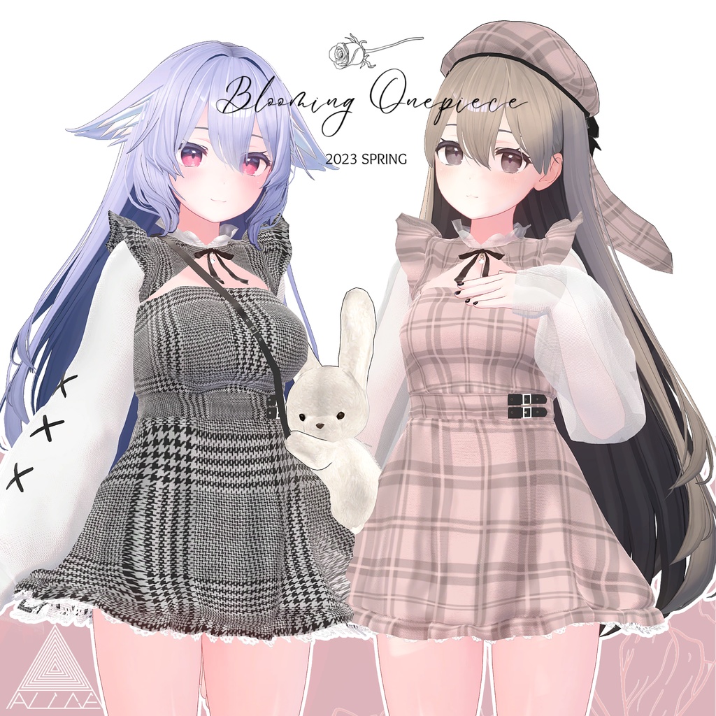 【VRChat向け】Blooming Onepiece【桔梗向け衣装】