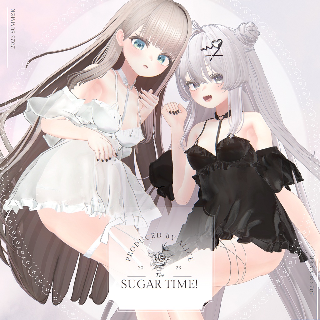 【7アバター対応】Sugar Time!【VRChat向け衣装モデル】