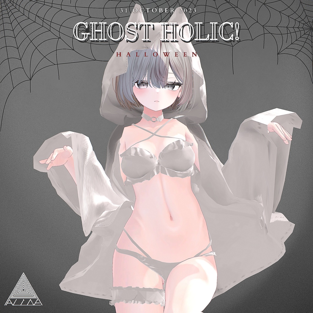 【4アバター対応】GHOST HOLIC! 【VRChat向け衣装モデル】