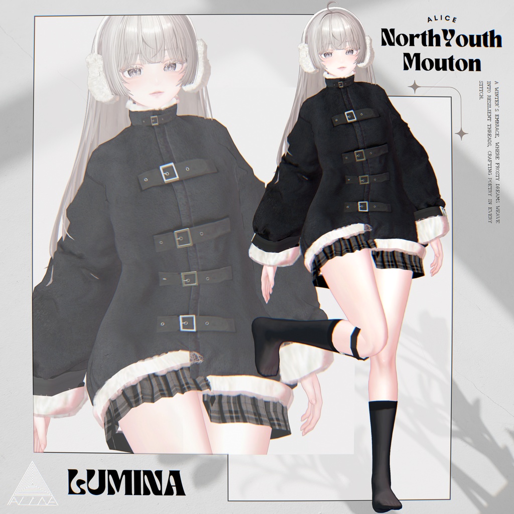 【16アバター対応】North Youth Mouton【VRChat向け衣装モデル】