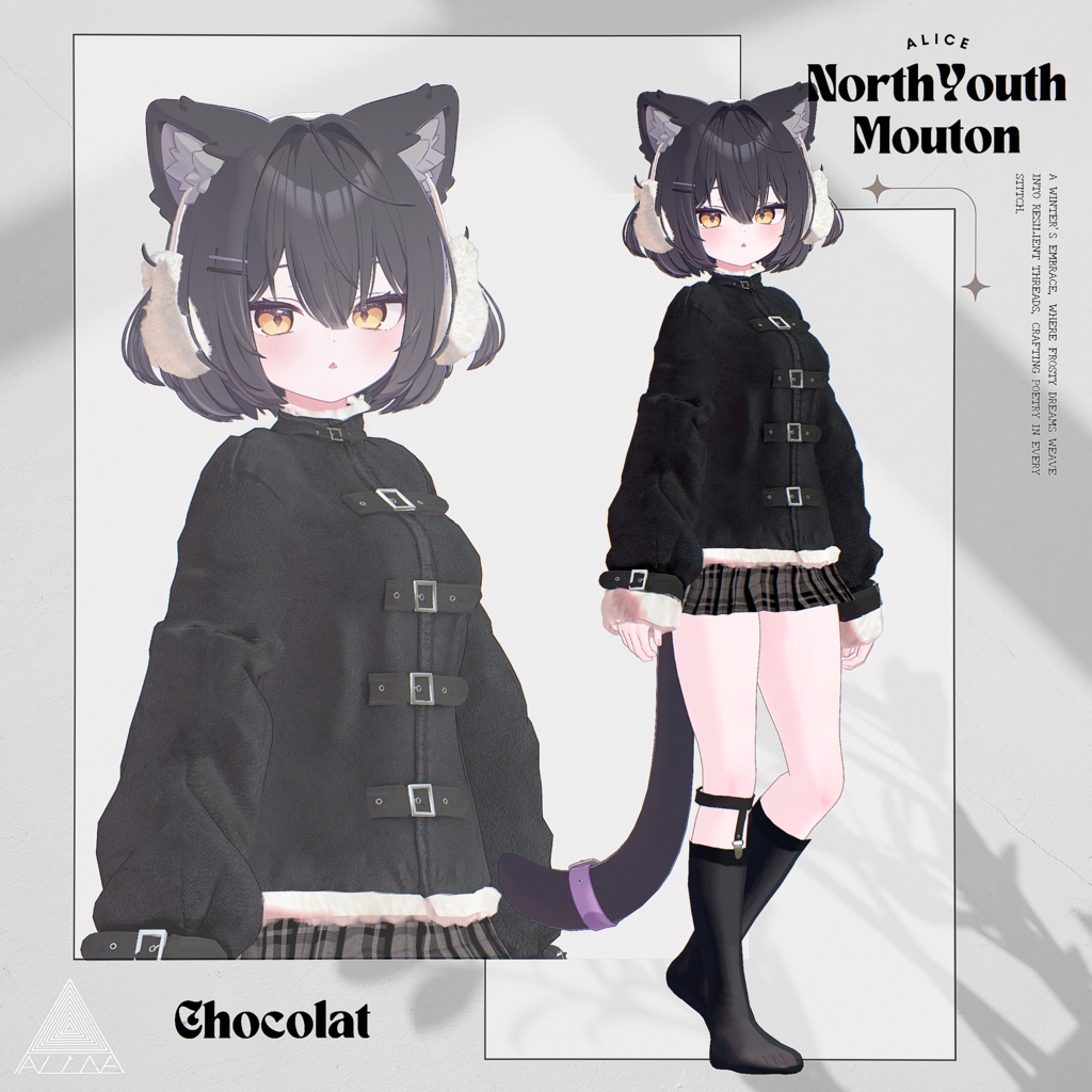 【16アバター対応】North Youth Mouton【VRChat向け衣装モデル】