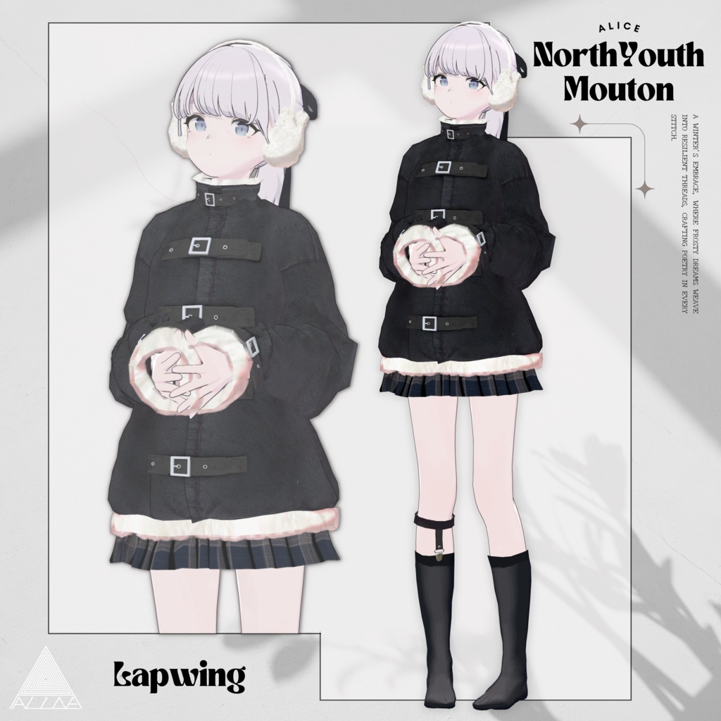 【16アバター対応】North Youth Mouton【VRChat向け衣装モデル】