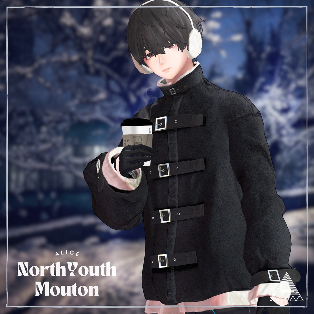 【水瀬･狛乃対応】North Youth Mouton【VRChat向け衣装モデル】