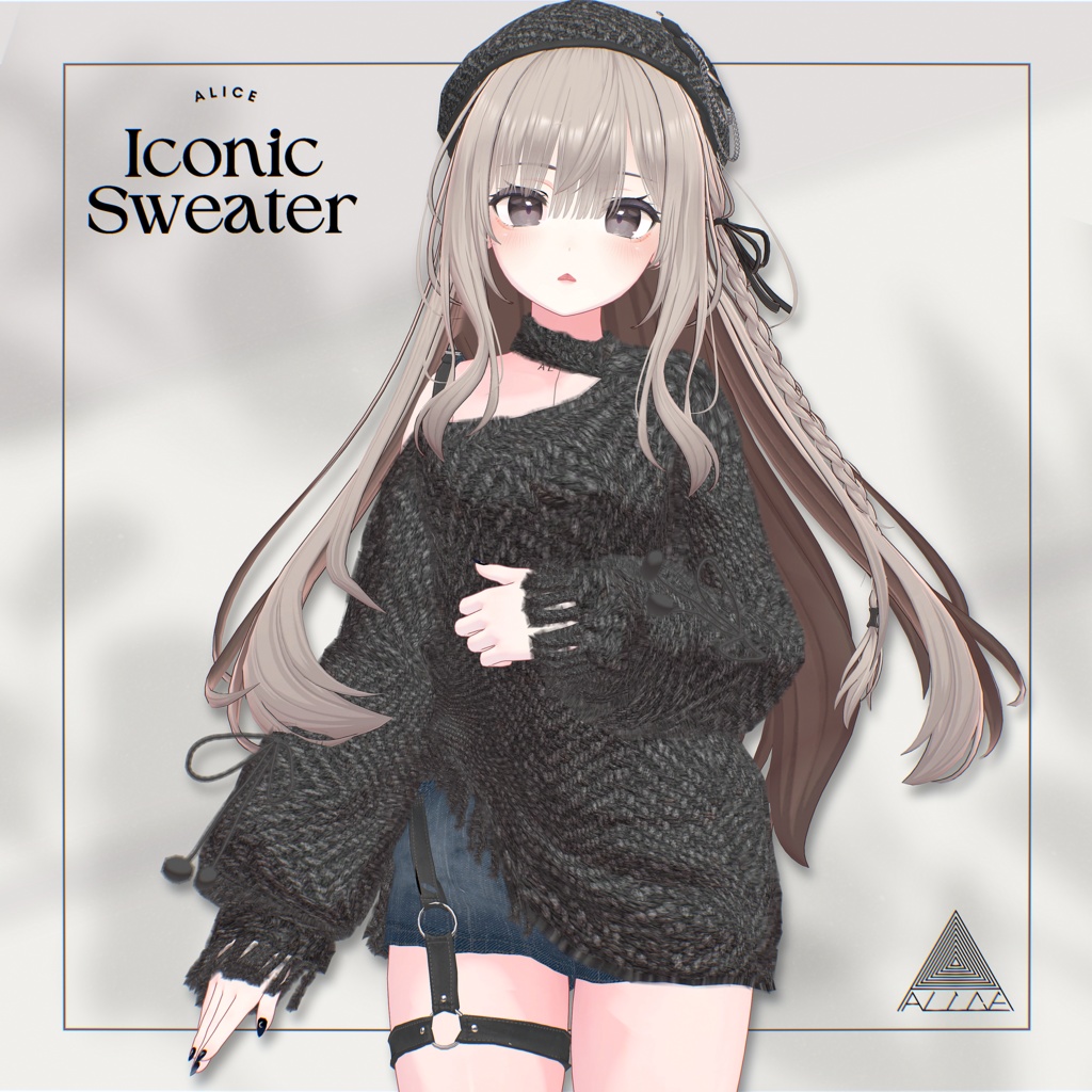 【8アバター対応】Iconic Sweater【VRChat向け衣装モデル】