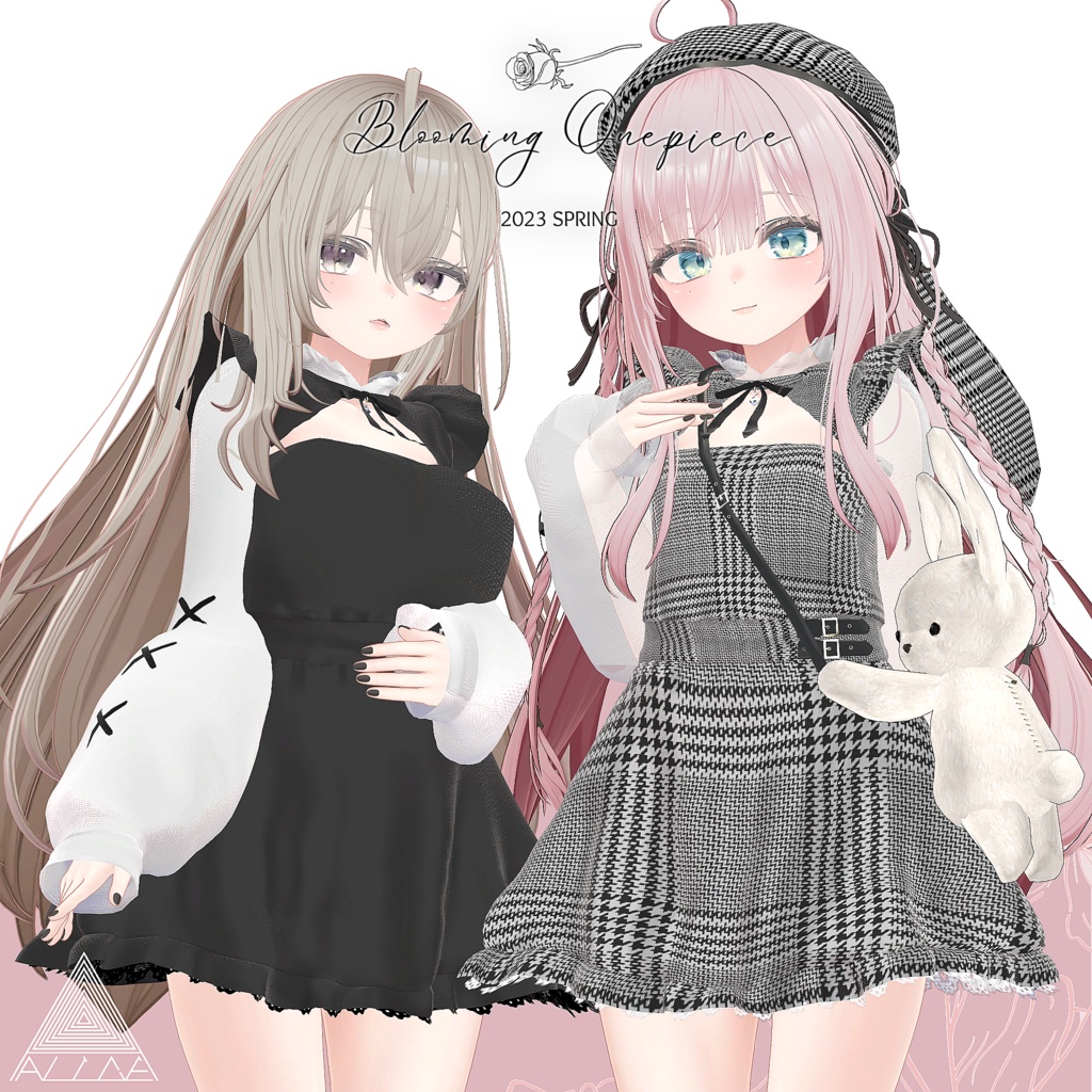 【VRChat向け】Blooming Onepiece【マヌカ向け衣装】