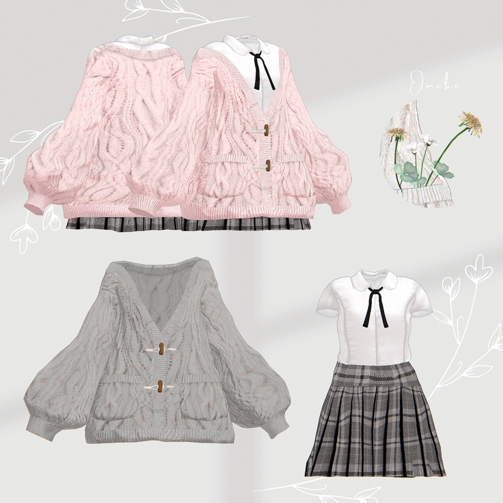 【18アバター対応】EverAfter【VRChat向け衣装モデル】