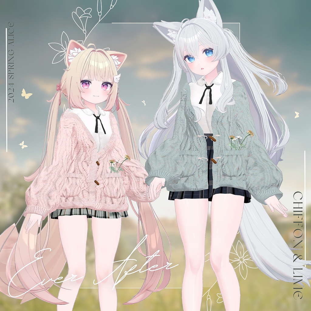 【18アバター対応】EverAfter【VRChat向け衣装モデル】