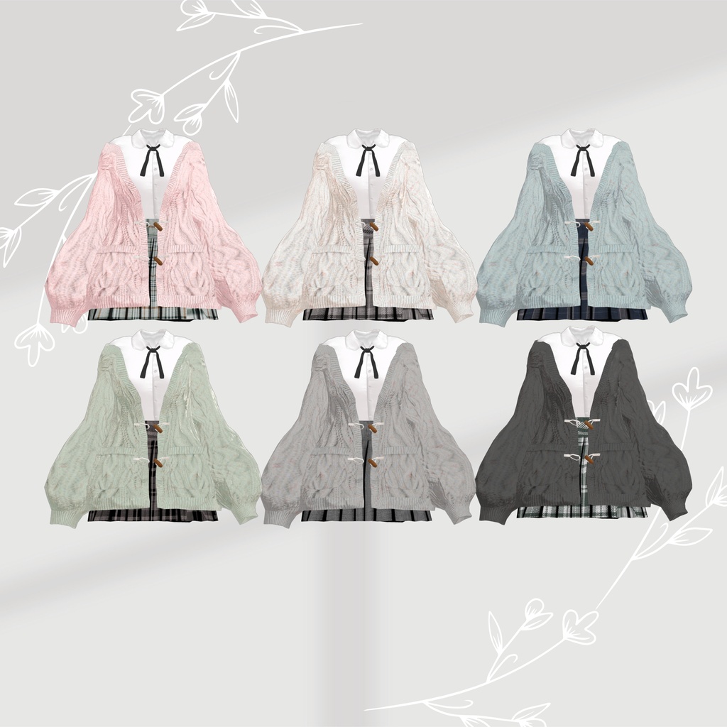 【18アバター対応】EverAfter【VRChat向け衣装モデル】