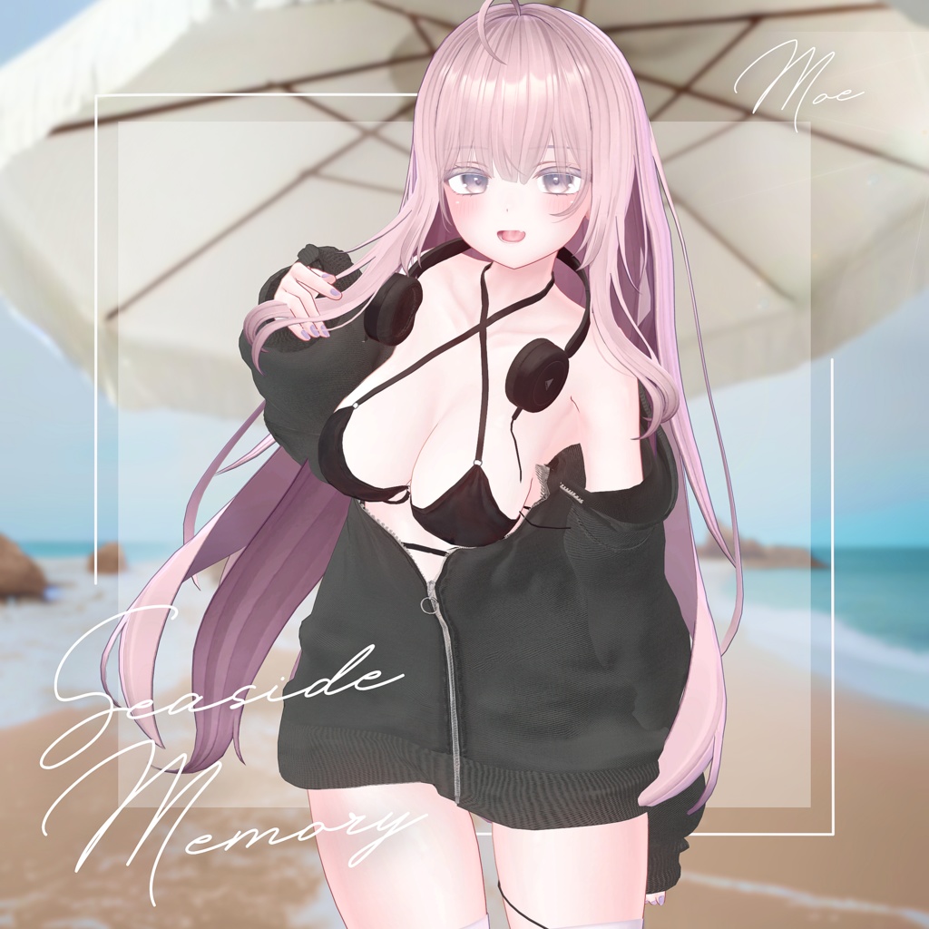 【8アバター対応】Seaside Memory【VRChat向け衣装モデル】