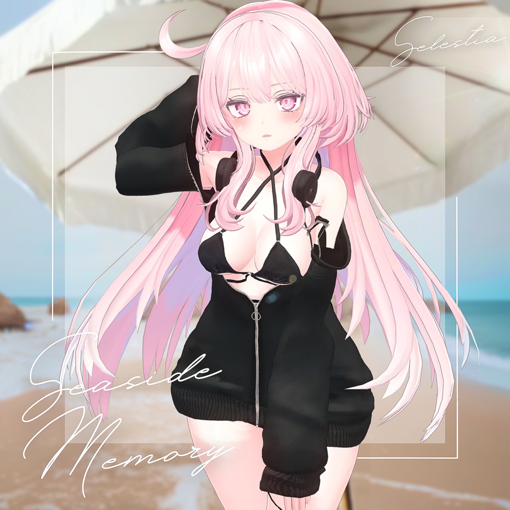 【8アバター対応】Seaside Memory【VRChat向け衣装モデル】