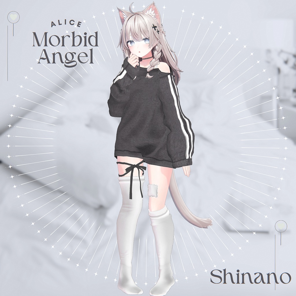 【16アバター対応】Morbid Angel【VRChat向け衣装モデル】