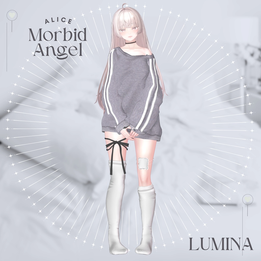 【16アバター対応】Morbid Angel【VRChat向け衣装モデル】